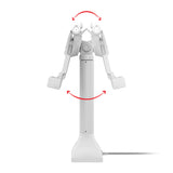 GDS® Uni-Conn™ 14" Locking Pedestal Dock with USB-C - Gray (RAM-GDS-DOCKLR-D11-14-U1C-GRY)