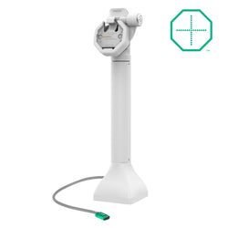 GDS® Uni-Conn™ Powered 14" Locking Pedestal Dock with USB-C - Gray (RAM-GDS-DOCKLR-D11-14-U3C-GRY)