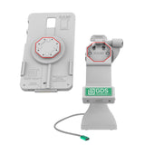 GDS® Uni-Conn™ 7" Locking Pedestal Dock with USB-C - Gray (RAM-GDS-DOCKLR-D11-7-U1C-GRY)