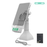 GDS® Uni-Conn™ 7" Locking Pedestal Dock with PoE - Gray (RAM-GDS-DOCKLR-D11-7-U1E-GRY)