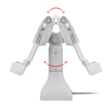 GDS® Uni-Conn™ 7" Locking Pedestal Dock with PoE - Gray (RAM-GDS-DOCKLR-D11-7-U1E-GRY)