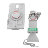 GDS® Uni-Conn™ 7" Locking Pedestal Dock with PoE - Gray (RAM-GDS-DOCKLR-D11-7-U1E-GRY)