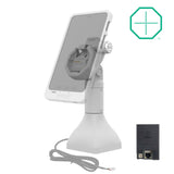 GDS® Uni-Conn™ Powered 7" Locking Pedestal Dock with PoE - Gray (RAM-GDS-DOCKLR-D11-7-U3E-GRY)