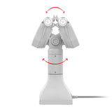 GDS® Uni-Conn™ Powered 7" Locking Pedestal Dock with PoE - Gray (RAM-GDS-DOCKLR-D11-7-U3E-GRY)