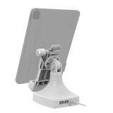 GDS® Uni-Conn™ Locking Tilt & Swivel Dock with USB-C + Data - Gray (RAM-GDS-DOCKLR-D14-U1C-2A-GRY)