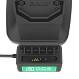 GDS® Uni-Conn™ Locking Tilt & Swivel Dock with USB-C + Data (RAM-GDS-DOCKLR-D14-U1C-2A)