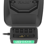 GDS® Uni-Conn™ Locking Tilt & Swivel Dock with PoE (RAM-GDS-DOCKLR-D14-U1E)