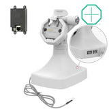 GDS® Uni-Conn™ Powered Locking Tilt & Swivel Dock with PoE + Data - Gray (RAM-GDS-DOCKLR-D14-U3E-2A-GRY)