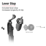 GDS® Uni-Conn™ Right Locking Power + Dual USB-A Dock (RAM-GDS-DOCKLR-U1CD2U)