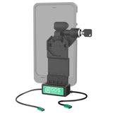 GDS® Uni-Conn™ Right Locking Power + Single USB-C Dock (RAM-GDS-DOCKLR-U1CP-CU)