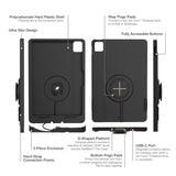 IntelliSkin® Thin-Case™ for iPad Pro 11 (M4) (D Shape & Rear Pogo Pads) (RAM-GDS-SKIN-AP45-M4-TCDB)