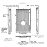 IntelliSkin® Next Gen for Samsung Tab S8+, S7+ & S7 FE 12.4" - Gray (RAM-GDS-SKIN-SAM78-NG-GRY)