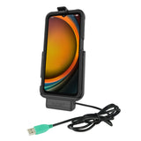 RAM® EZ-Roll'r™ Powered Dock for XCover7 & 6 Pro with OEM or RAM® Skin™ (RAM-HOL-SAM84CP-1U)