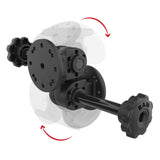 RAM® Dual Straight Pivot Mount with Knob (RAP-101-PV4-2SU)