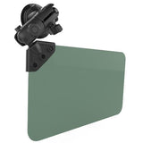 RAM Dark Green Sun Visor w/ 1" Ball & Suction Cup Mount (RAM-B-166-326-VIS-G1U) - Image2