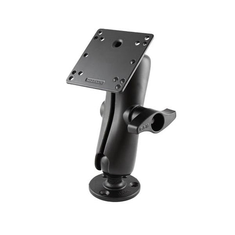 RAM D Ball Mount with Round & Square Plate VESA 75mm and 100mm Hole Patterns (RAM-D-101U-246) - RAM Mounts - Mounts Philippines