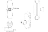 RAM Medium Length Socket Arm for D Size 2.25" Balls (RAM-D-201U) - Image3