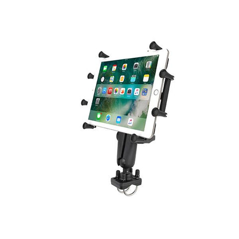RAM® X-Grip® Mount with Double U-Bolt Base for 9"-10" Tablets (RAM-HOL-UN9-235U)