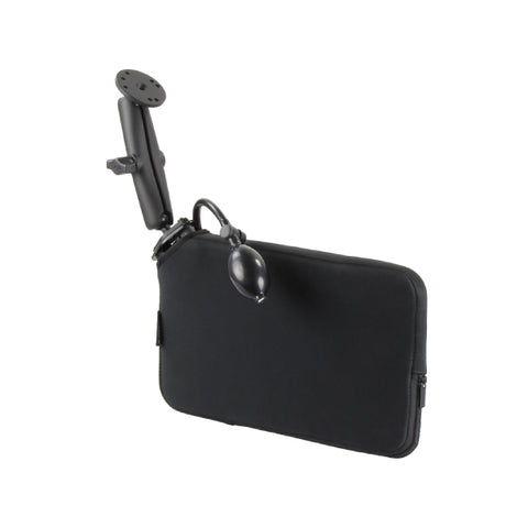 RAM-B-407-C-202-PUMPU RAM Tough-Wedge Mount with Round Plate & Expansion Pouch-Image-1